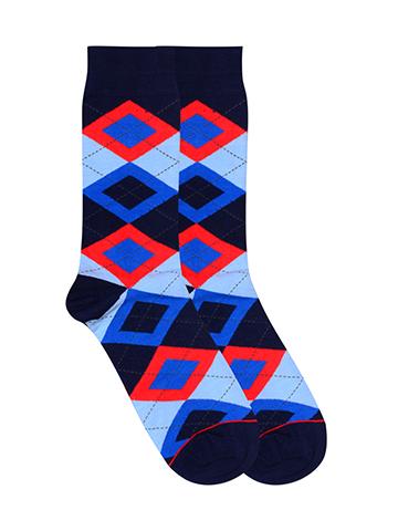 the scotsman blue corporate socks