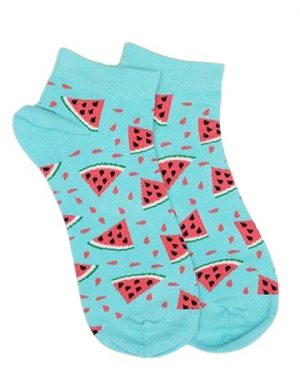 watermelon ankle socks