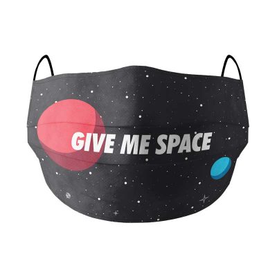 give me space face mask front